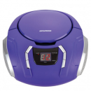 New Portable CD Player With AM/FM Radio (Purple) In Low Price