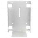 Metal Sanitizer Bottle Holder For Mobile Floor Stands (White)