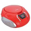 New Portable CD Player With AM/FM Radio (Red) In Low Price