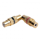 Buy New Gold Barrel Connectors, 2 Pk (Female/Female) Db Link