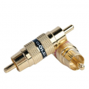 New Gold Barrel Connectors, 2 Pk (Male/Male) Db Link In Low Price