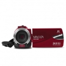MN200NV 1080p Full HD IR Night Vision Wi-Fi® Camcorder (Red)