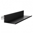 Get New 48-Inch No-Stud Floating Shelf™ (Black Powder Coat) Hangman(r)