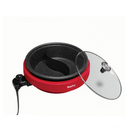 New THE ROCK™ By Starfrit® Dual-Sided 3.2-Quart Electric Hot Pot Starfrit(r)